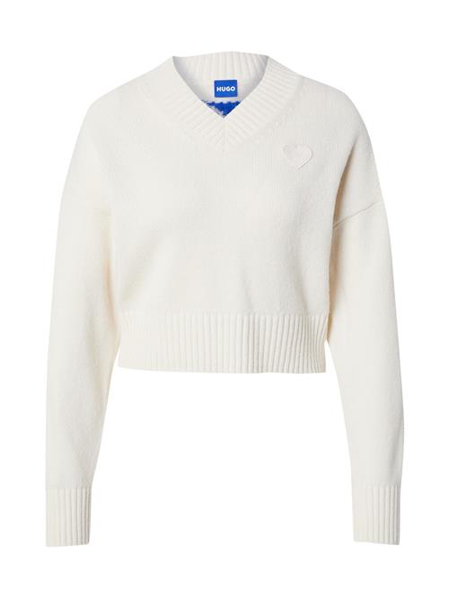 HUGO Pullover 'Scutie_B'  blå / hvid