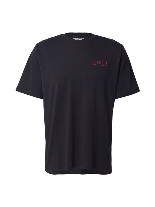 JACK & JONES Bluser & t-shirts 'JORBRADLEY KYOTO'  azur / pink / sort / hvid