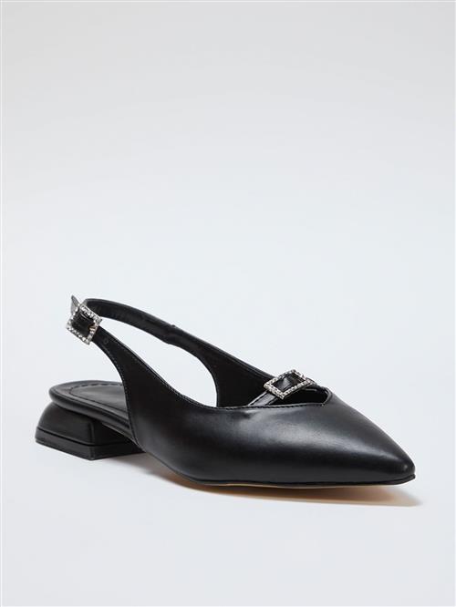 Trendyol Ballerinasko med rem  sort