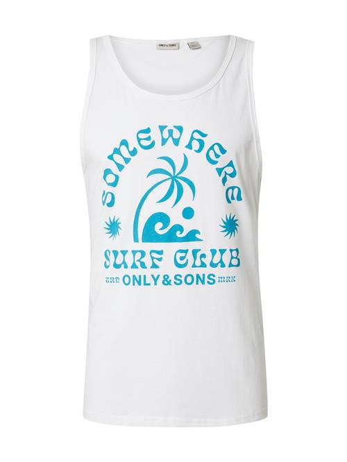 Only & Sons Bluser & t-shirts 'ONSMATTEO'  lyseblå / hvid