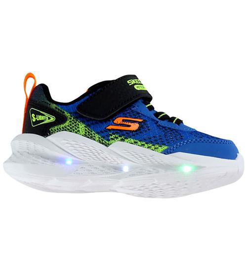 Skechers Sko - Meteor Lights - Blå/ Sort