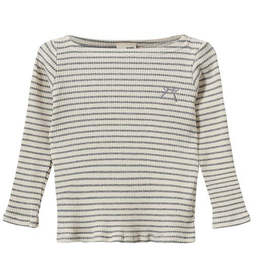 Sofie Schnoor Bluse - Rib - StephieKB - Grey Striped