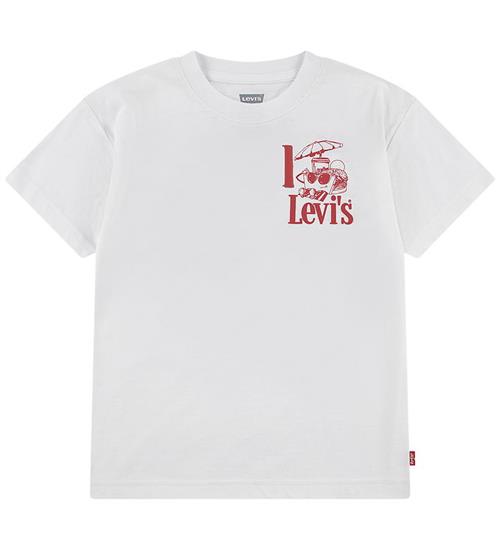 Levis T-shirt - Bright White m. Print