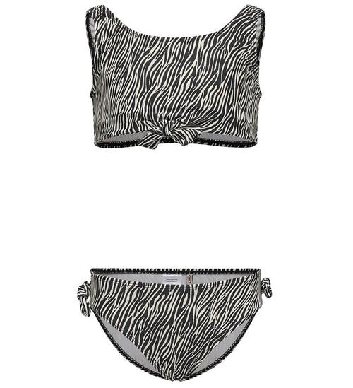 Kids Only Bikini - KogBeach - Cloud Dancer/Boho Zebra/Black