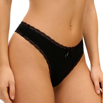 Freya Trusser Flirt Thong Sort modal Medium Dame