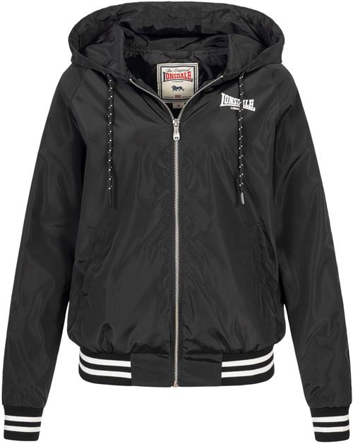LONSDALE Overgangsjakke  sort / hvid