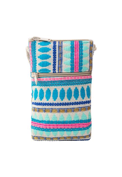 IZIA Skuldertaske  turkis / blandingsfarvet