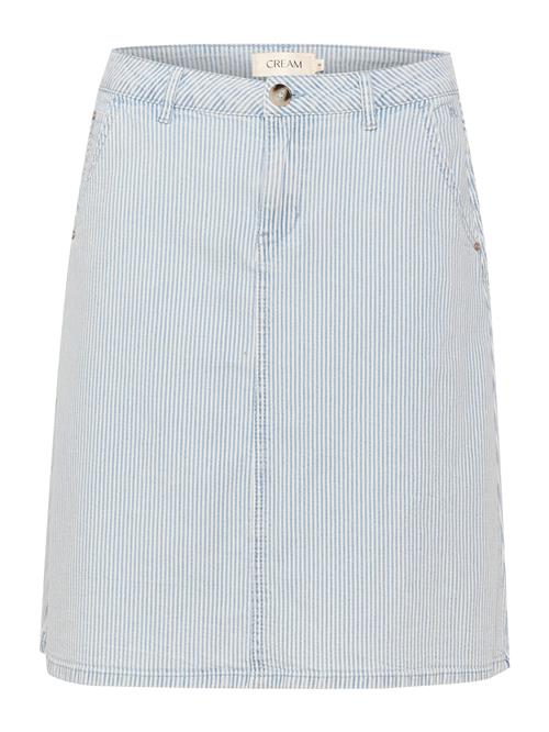 Cream Nederdel 'Bethany'  blue denim / hvid