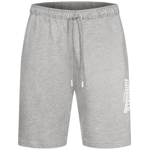 LONSDALE Bukser 'FRINGFORD'  grå / lysegrå / hvid