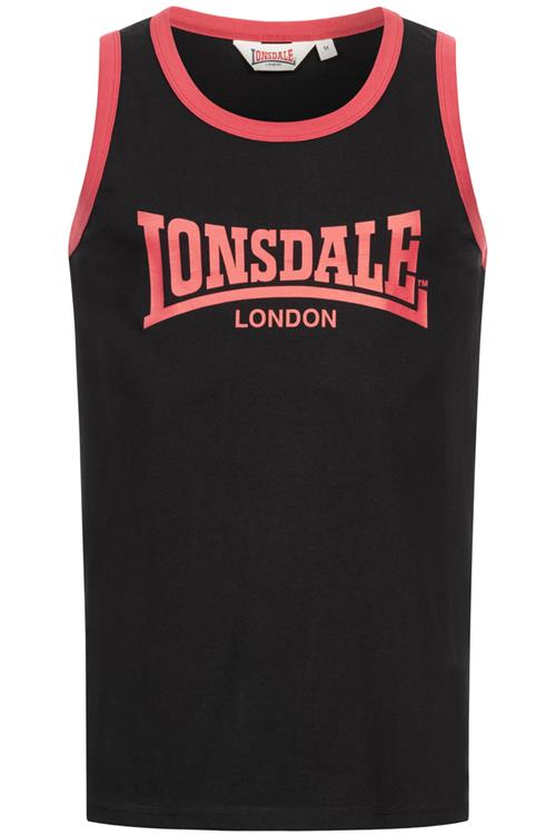 LONSDALE Bluser & t-shirts 'Knockan'  rød / sort