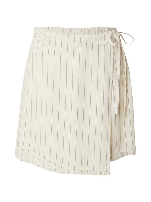 PIECES Nederdel 'PCPIA'  ecru / sort