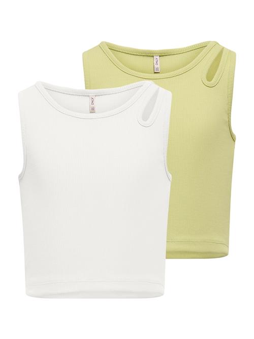 ONLY GIRLS Overdel 'KOGNESSA'  æble / hvid