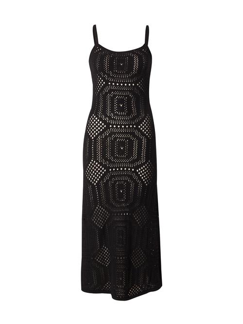 VILA Strikkjole 'VIPAM'  sort