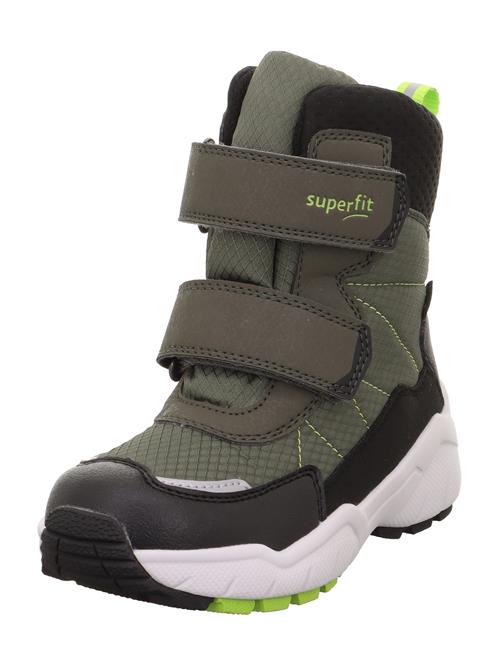 SUPERFIT Snowboots 'CULUSUK 2.0'  oliven / neongrøn / mørkegrøn / sort
