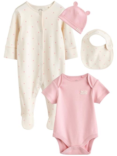 Next Sæt  pink / hvid