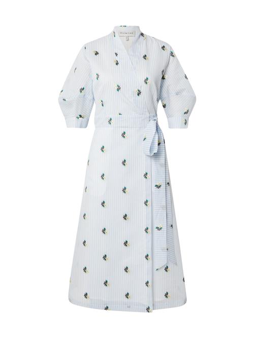 Munthe Kjole 'PUM'  lyseblå / mørkegrøn / sort / hvid