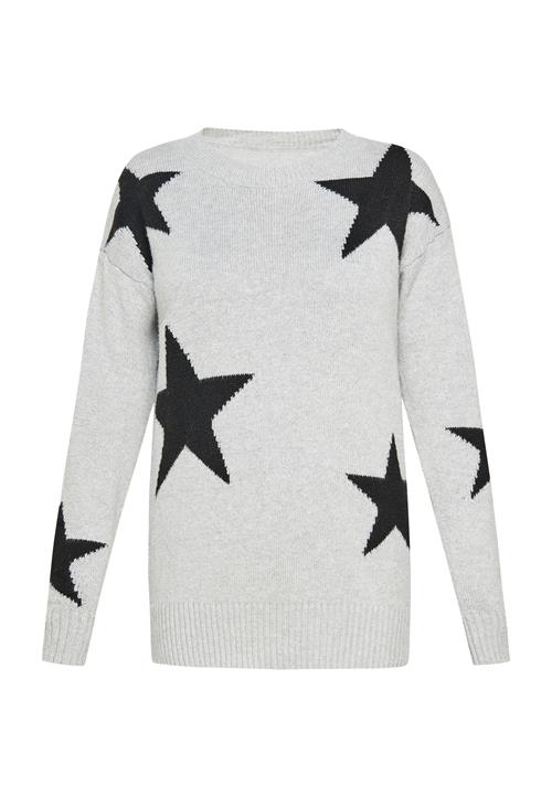 SANIKA Pullover 'Fashion Look'  grå / sort