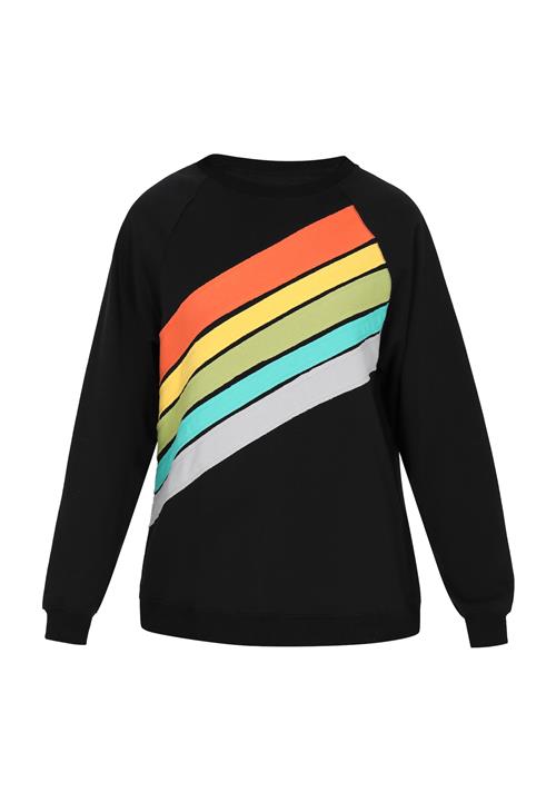 SANIKA Sweatshirt  blandingsfarvet / sort