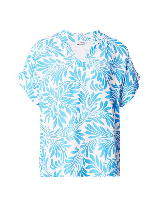 ZABAIONE Bluse 'Pi44aa'  azur / hvid