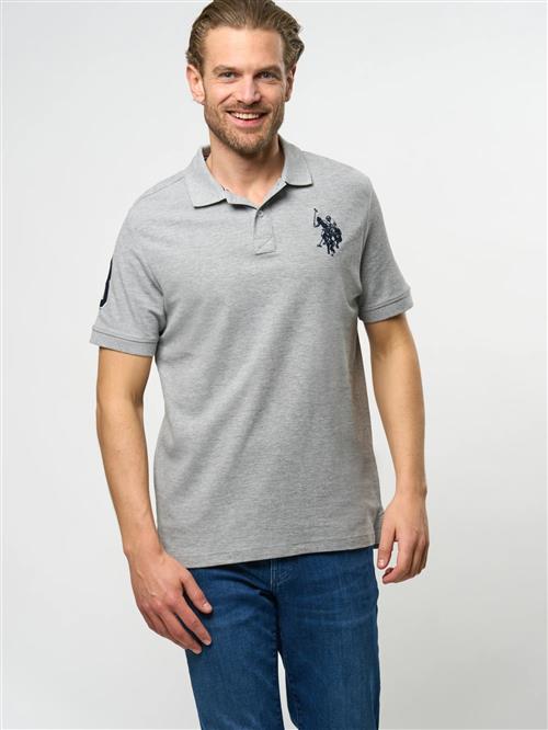 U.S. POLO ASSN. Bluser & t-shirts 'UMALFREDO'  mørkeblå / grå-meleret