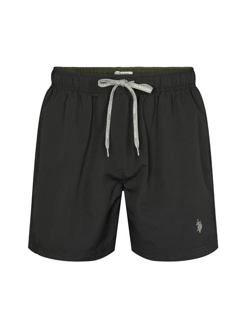 U.S. POLO ASSN. Badeshorts 'UMAZA'  grå / sort