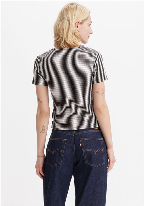 LEVI'S ® Cardigan 'Muse Tee'  sort / hvid