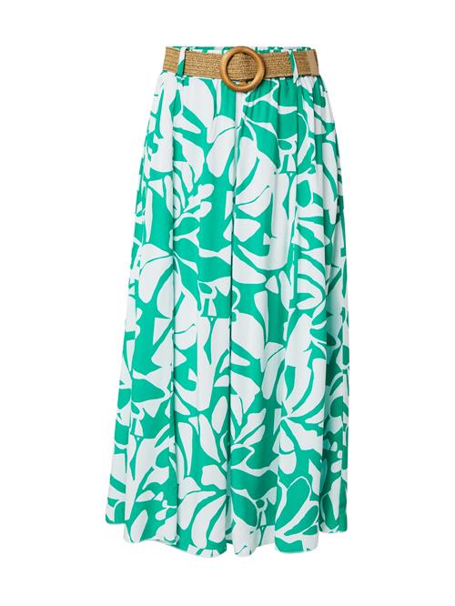 ZABAIONE Nederdel 'To44nja'  smaragd / hvid