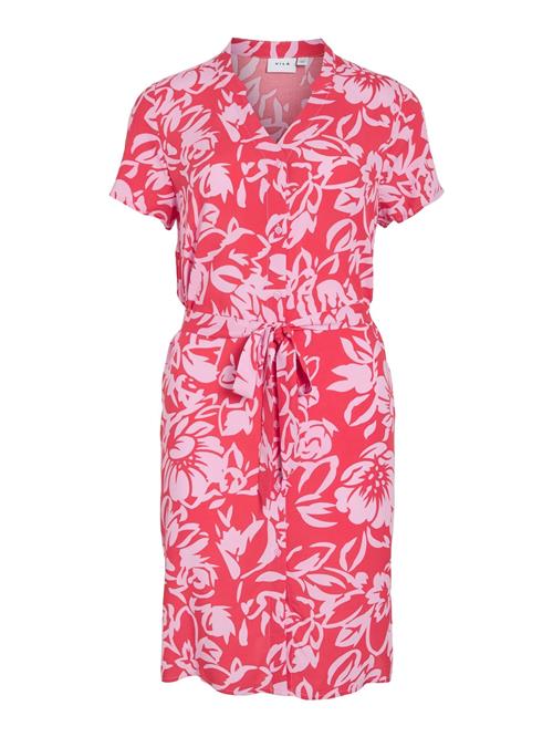 VILA Kjole  pink / rød