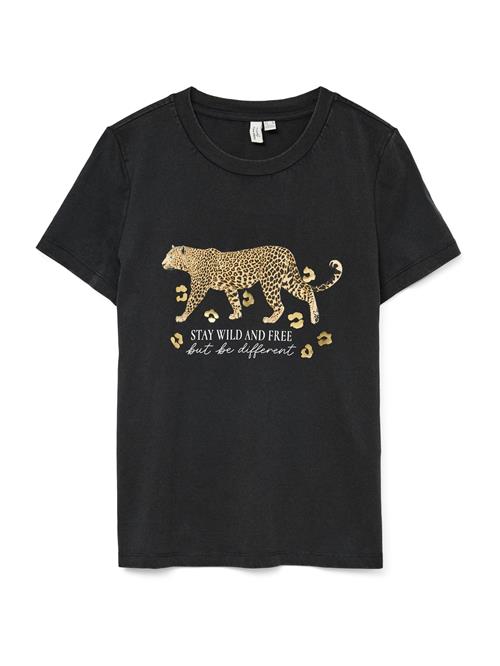 VERO MODA Shirts 'VMFEO'  sepia / cappuccino / sort / hvid