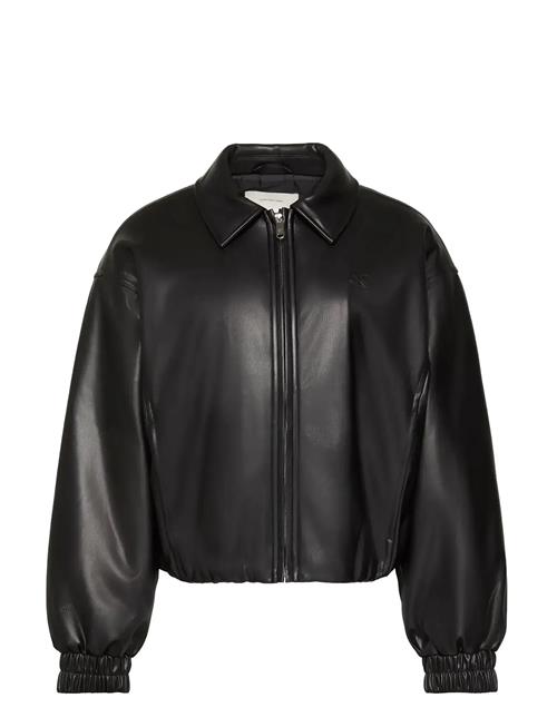 Calvin Klein Jeans | Faux Leather Insulated Bomber | S