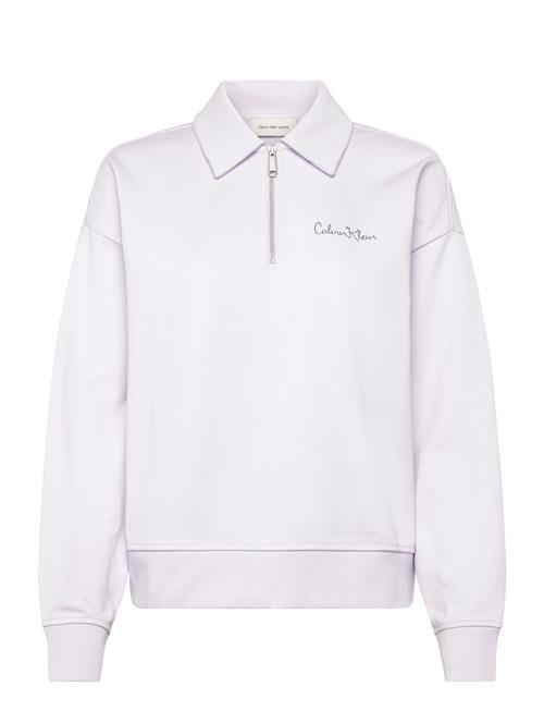 Calvin Klein Jeans | Ls French Terry Graphic Qz Sweat | XL