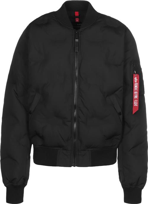 ALPHA INDUSTRIES Overgangsjakke 'MA-1'  sort