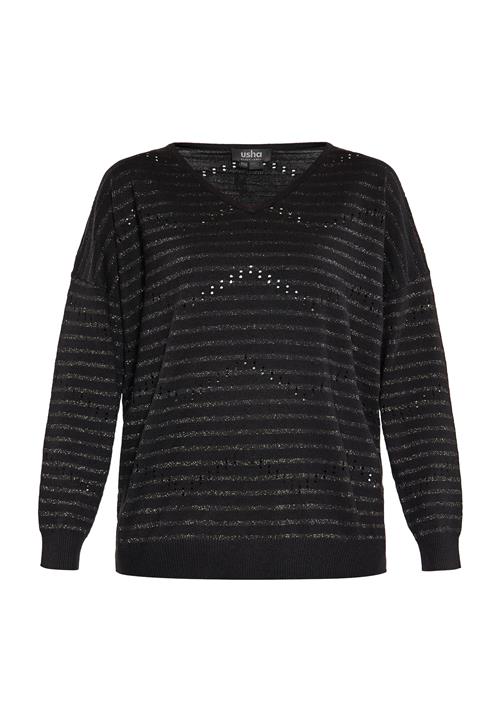 usha BLACK LABEL Pullover  sort / sølv