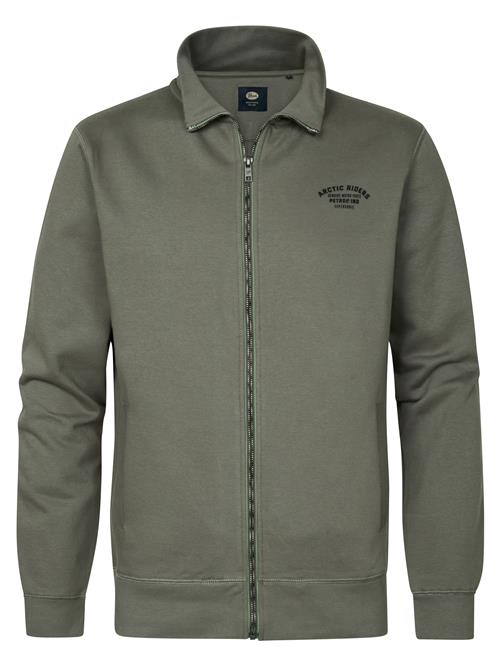 Petrol Industries Sweatjakke  mørkegrøn