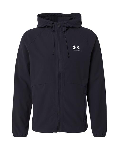 UNDER ARMOUR Sportsjakke 'Vibe'  sort / hvid