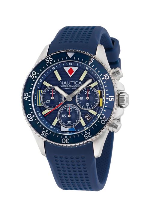 NAUTICA Analogt ur 'Wesport'  navy / sølv