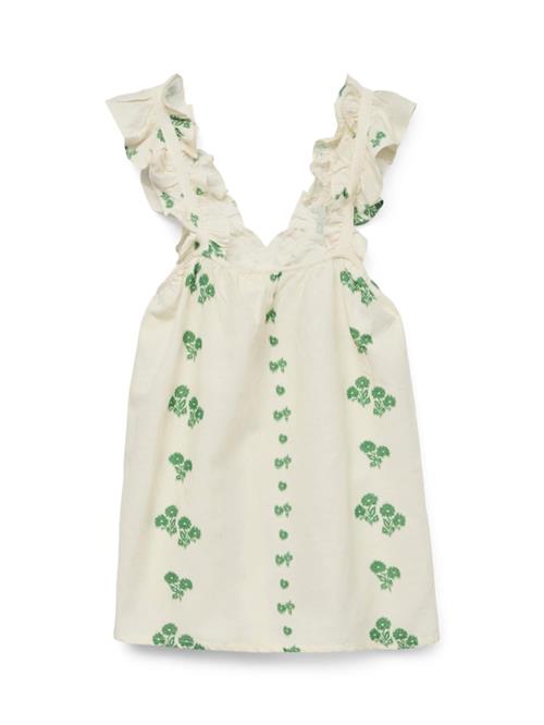 VERO MODA Overdel 'VMPAMELA'  grøn / offwhite