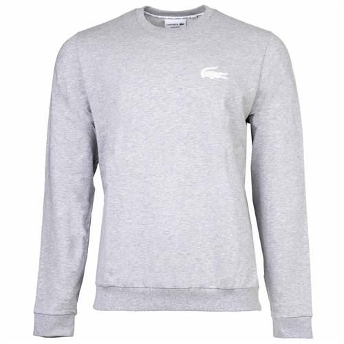 LACOSTE Sweatshirt  grå / hvid