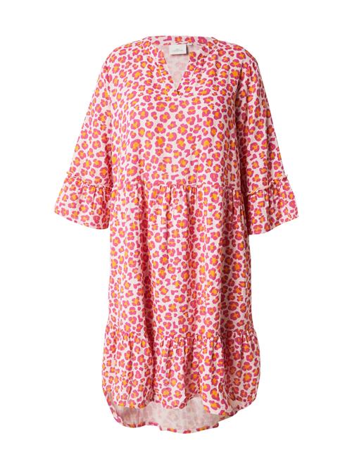 ONLY Carmakoma Kjole 'CARThyra'  orange / pink / lyserød