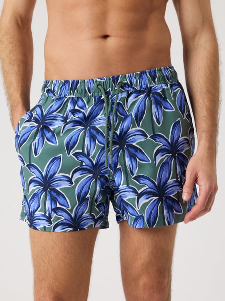 Björn Borg Borg Print Swim Shorts Blå, S