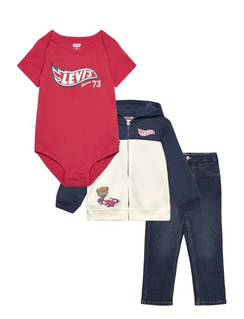 Levi's | Levi's® Bodysuit, Zip Hoodie And Jeans 3-Piece Set | 74
