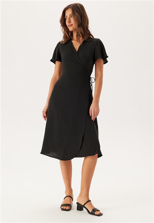 VILA Vilovie S/S Wrap Midi Dress