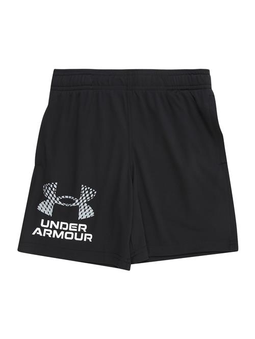 UNDER ARMOUR Sportsbukser 'Tech'  sort / hvid
