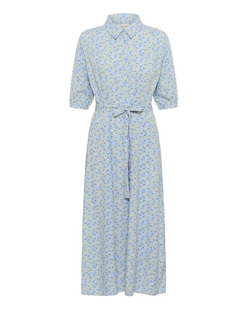 Cream Blusekjole 'CRTiah'  blå / lyseblå / gul / grøn