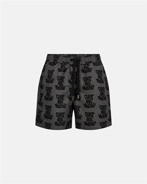 Badeshorts "willy" | 100 polyester | Sort m. mønster