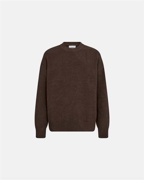 Pullover "nille" | Bomuld | Brun