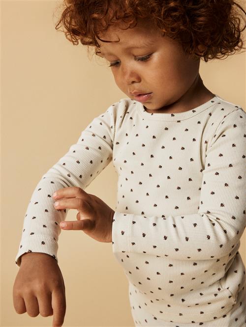 LIL ATELIER Rib Bluse Lago Kim Turtledove Ladybug