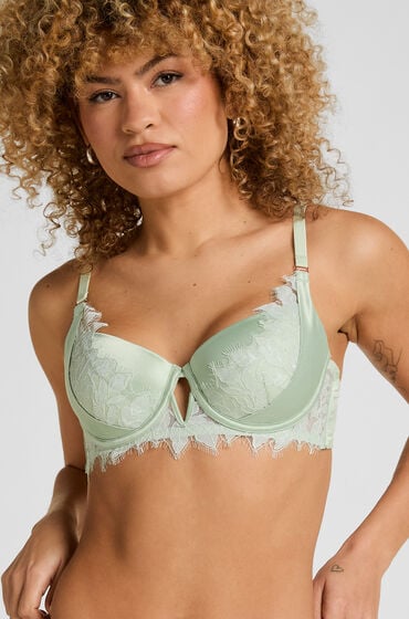 Hunkemöller Malou Padded Bøjle-BH Grøn
