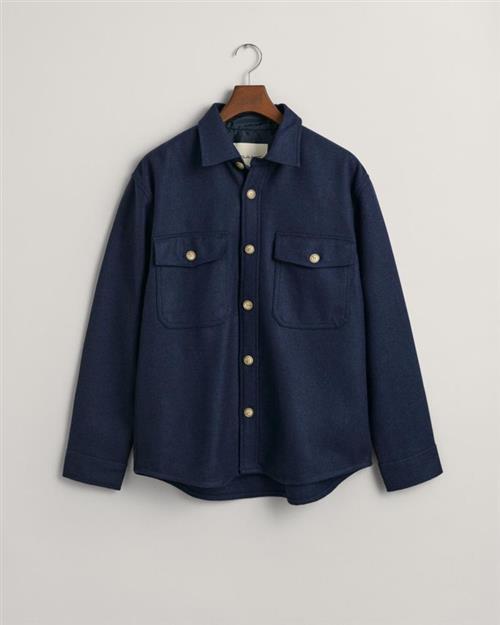 WOOL BLEND OVERSHIRT