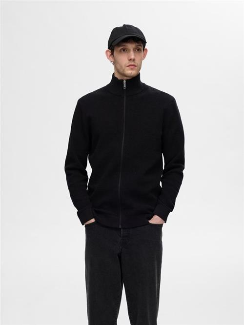 SLHROSS LS KNIT STRUCTURE FULL ZIP